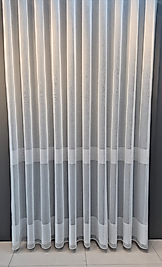 Etek ve Orta Bantlı Tül Perde